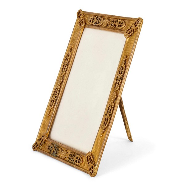 10168a Antique French Empire Ormolu Miniature Picture Frame 2 Master.jpg
