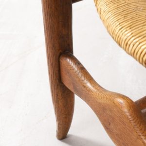 1539 Set Of 5 Guillerme Et Chambron Oak And Rush Chairs 30 Of 49 Master.jpg