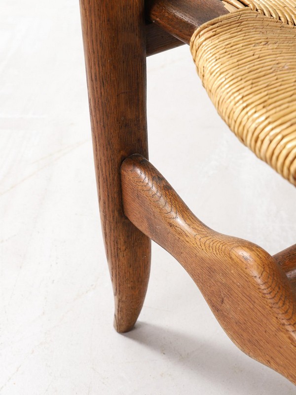 1539 Set Of 5 Guillerme Et Chambron Oak And Rush Chairs 30 Of 49 Master.jpg