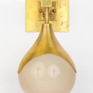 15e519 Murano Glass And Brass Pair Of Sconces I Master.jpg