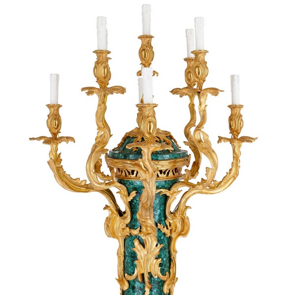 16724 Pair Louis Xv Style Ormolu Mounted Malachite Candelabra 3 Master.jpg