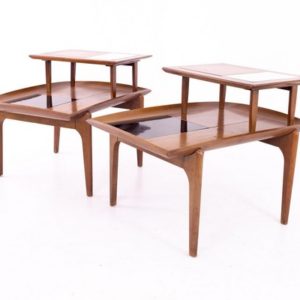 2 Tier Black And White Tile Side End Table 3 Master.jpg