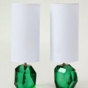 Alberto Dona Pair Of Solid Emerald Green Jewel Murano Glass Lamps Italy Signed 362762 1553310 Master.jpg