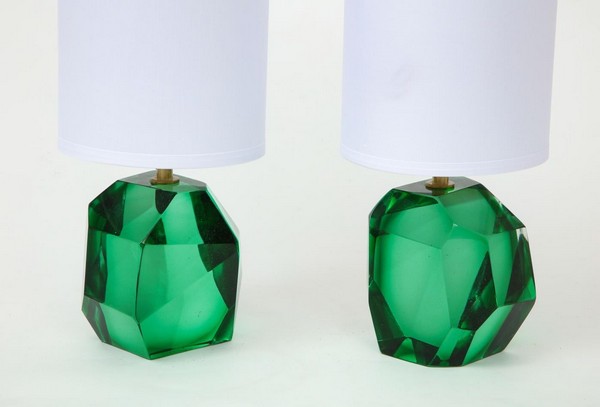 Alberto Dona Pair Of Solid Emerald Green Jewel Murano Glass Lamps Italy Signed 362762 1553311 Master.jpg