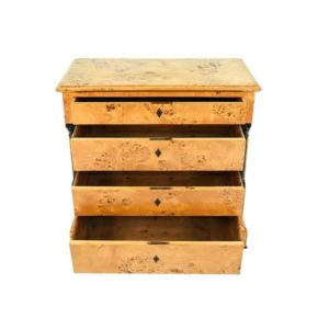 Antique Biedermeier Burlwood Chest Of Drawers 3 Master.jpg