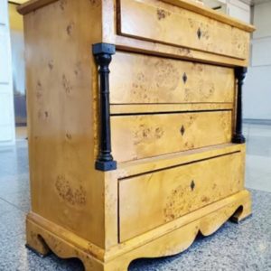 Antique Biedermeier Burlwood Chest Of Drawers 9 Master.jpg