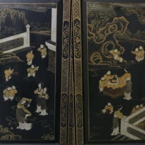 Antique Chinese Painted Six Panel Screen 5 Master.jpg