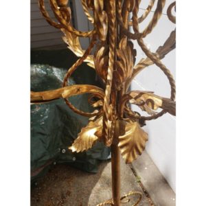 Early 20th Century Italian Metal Gold Gilt Cadelabra Floor Lamp 3 Master.jpg