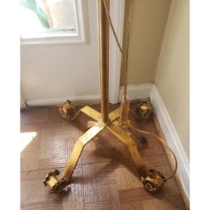 Early 20th Century Italian Metal Gold Gilt Cadelabra Floor Lamp 6 Master.jpg
