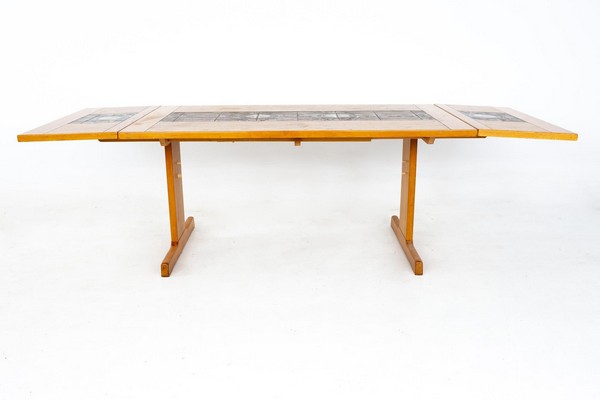 Gangso Mobler Teak Tile Top Dining Table W 2 Leaves 11 Master.jpg
