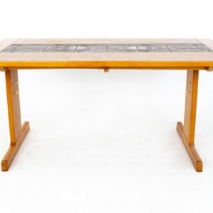 Gangso Mobler Teak Tile Top Dining Table W 2 Leaves 1 Master.jpg