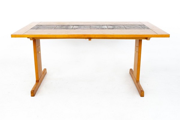 Gangso Mobler Teak Tile Top Dining Table W 2 Leaves 1 Master.jpg