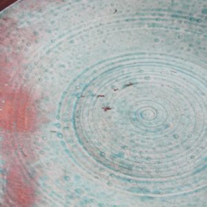 Glazed Teal Color Large Bowl Handcrafted Studio 13 Master.jpg