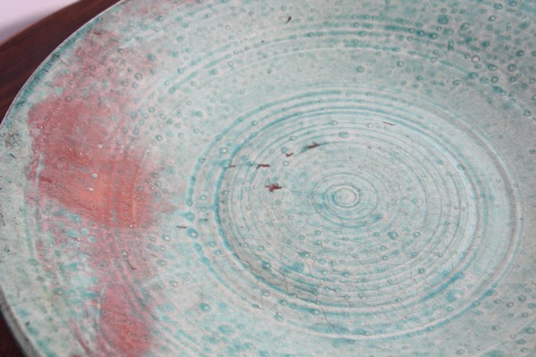 Glazed Teal Color Large Bowl Handcrafted Studio 13 Master.jpg