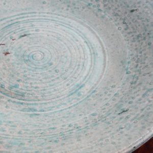 Glazed Teal Color Large Bowl Handcrafted Studio 14 Master.jpg