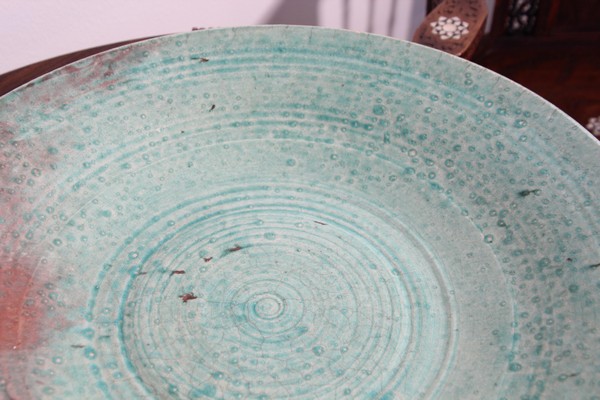 Glazed Teal Color Large Bowl Handcrafted Studio 15 Master.jpg
