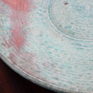 Glazed Teal Color Large Bowl Handcrafted Studio 16 Master.jpg