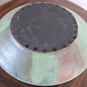 Glazed Teal Color Large Bowl Handcrafted Studio 17 Master.jpg