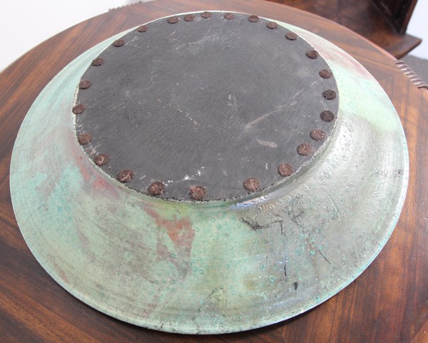 Glazed Teal Color Large Bowl Handcrafted Studio 18 Master.jpg