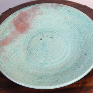 Glazed Teal Color Large Bowl Handcrafted Studio 6 Master.jpg