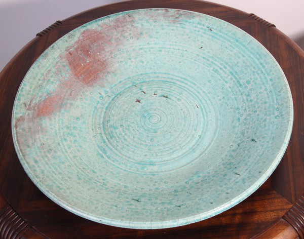 Glazed Teal Color Large Bowl Handcrafted Studio 6 Master.jpg
