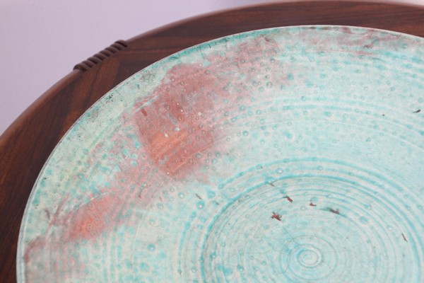 Glazed Teal Color Large Bowl Handcrafted Studio 7 Master.jpg