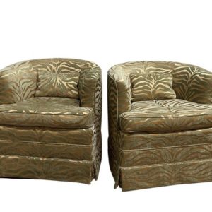 Pair Swivel Barrel Back Chairs Milo Baughman Style 11 Master.jpg