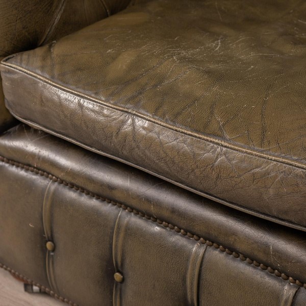 Pushkin Antiques Stylish 20thc Pair Of Chesterfield Leather Armchairs C 1970 29 Master.jpg