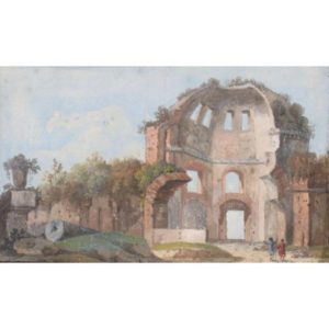 Views Of Rome Painting In Tempera On Paper 8 Master.jpg