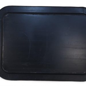 Vintage Chinese Rectangular Tole Black And Gold Monestary Scene Tray Nwl2600 6 Lg Master.jpg