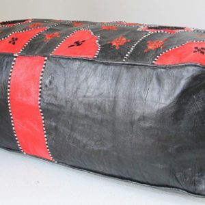 Vintage Leather Moroccan Rectangular Pouf 7 Master.jpg
