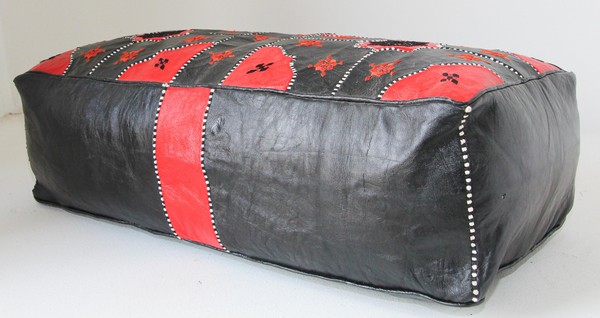 Vintage Leather Moroccan Rectangular Pouf 7 Master.jpg