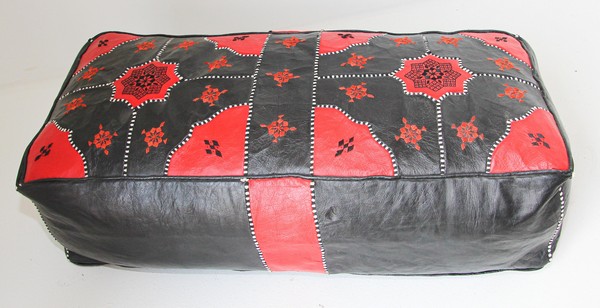 Vintage Leather Moroccan Rectangular Pouf 8 Master.jpg