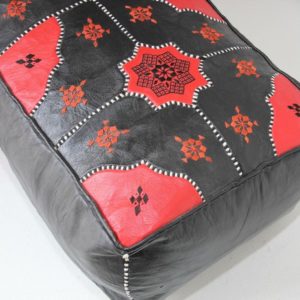 Vintage Leather Moroccan Rectangular Pouf 9 Master.jpg