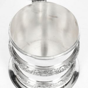 X0051 Antique Silver Plate Drum Biscuit Box Elkington And Co 19th Century 13 Master.jpg