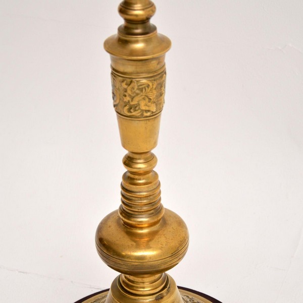 Antique Vintage Brass Mahogany Floor Lamp 5 Master.jpg