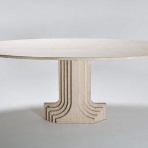 Carlo Scarpa Samo Travertine Dining Table 3 Master.jpg