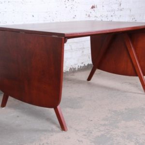Poul Volther Danish Modern Teak Scissor Leg Dining Table Circa 1950 5322 Master.jpg