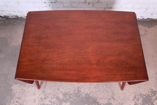 Poul Volther Danish Modern Teak Scissor Leg Dining Table Circa 1950 8603 Master.jpg